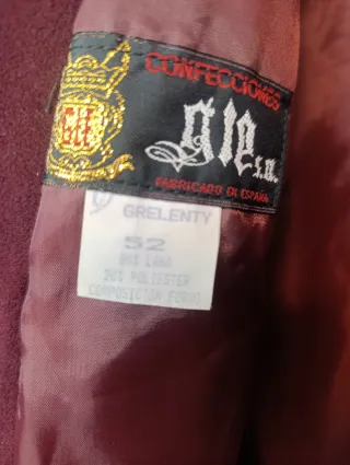 Chaqueta de hombre talla 52