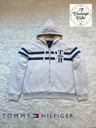 Sudadera Tommy Hilfiger Beige Vintage Capucha