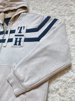 Sudadera Tommy Hilfiger Beige Vintage Capucha