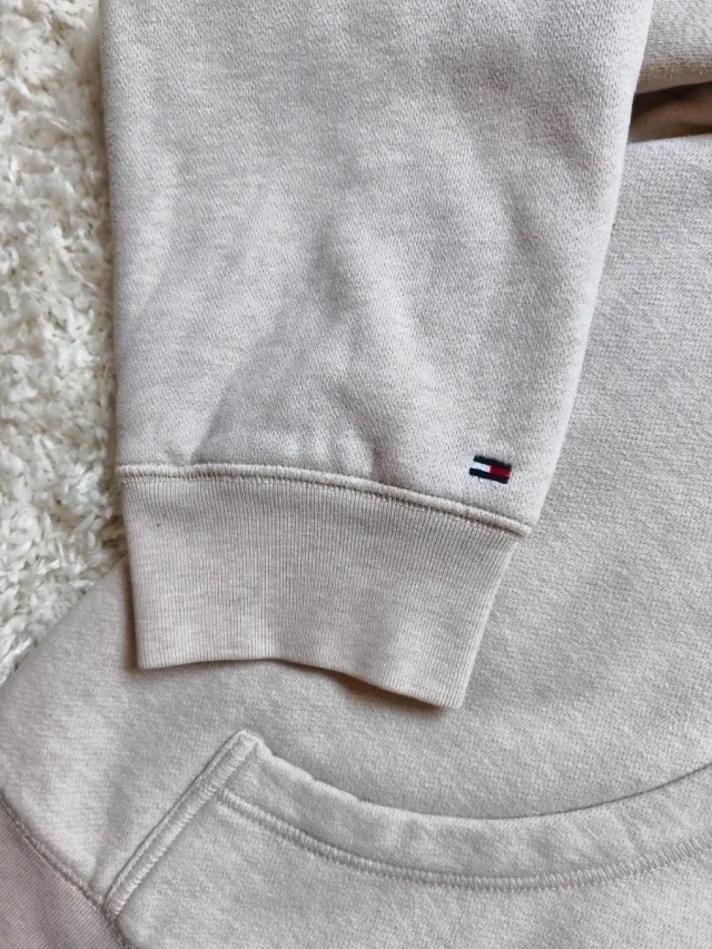 Sudadera Tommy Hilfiger Beige Vintage Capucha