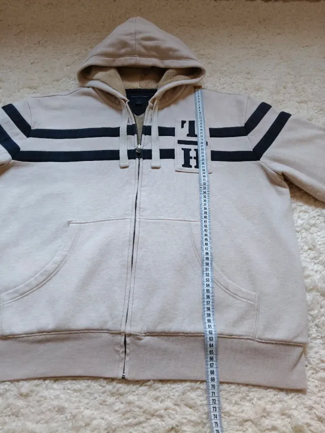 Sudadera Tommy Hilfiger Beige Vintage Capucha