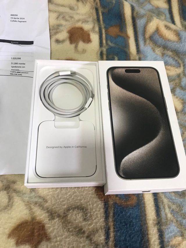iPhone 15 Pro 256GB Natural condizioni perfette 