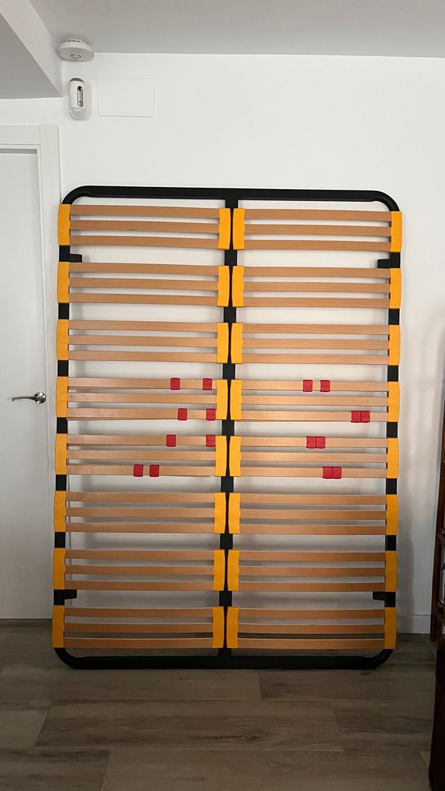 Somier Cama 135x190cm Metal-Madera