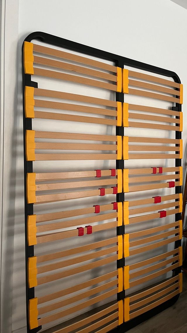 Somier Cama 135x190cm Metal-Madera