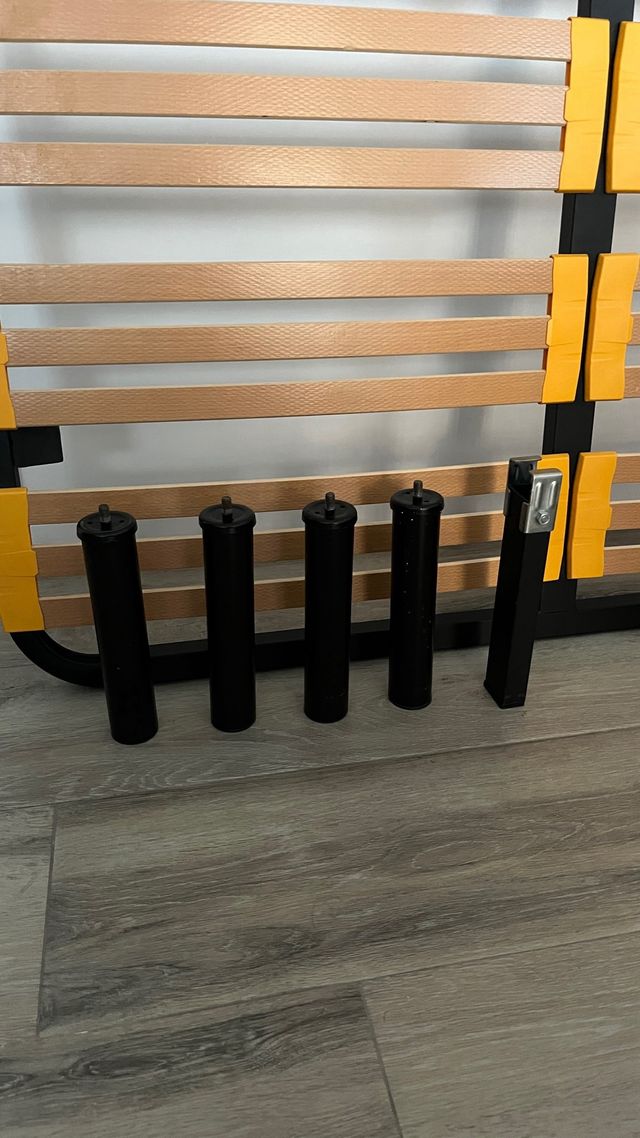 Somier Cama 135x190cm Metal-Madera