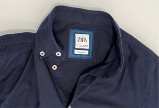 Camisa de manga larga de hombre Zara. Talla S