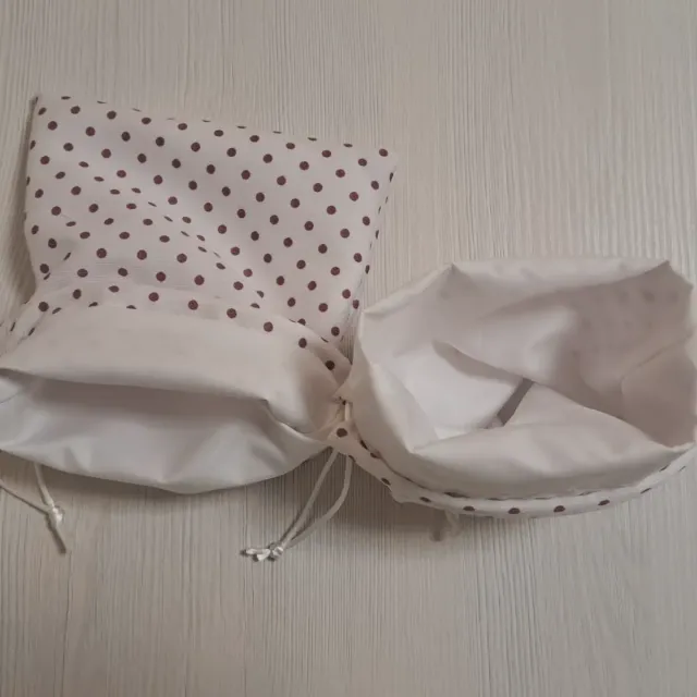 Bolsitas de tela con lunares