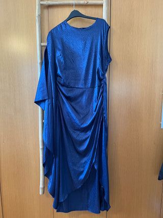 Vestido largo fiesta azul Shein
