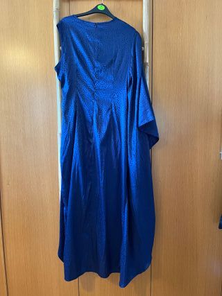 Vestido largo fiesta azul Shein