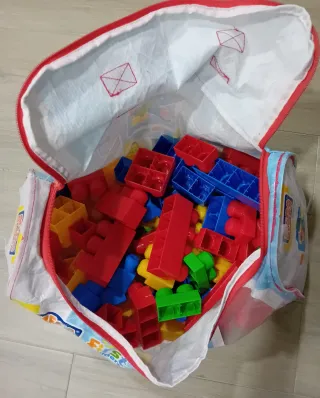 Conjunto Blocos Construção Coloridos