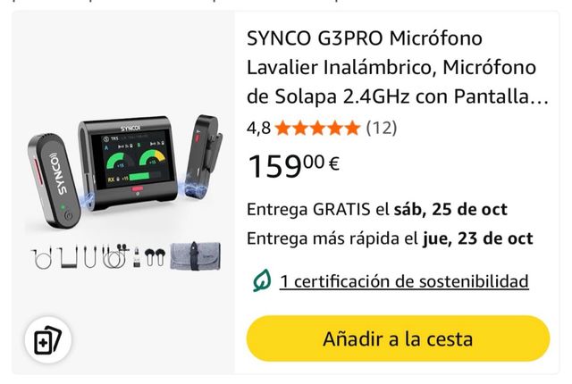 Micrófonos Inalámbricos SYNCO G3 Pro