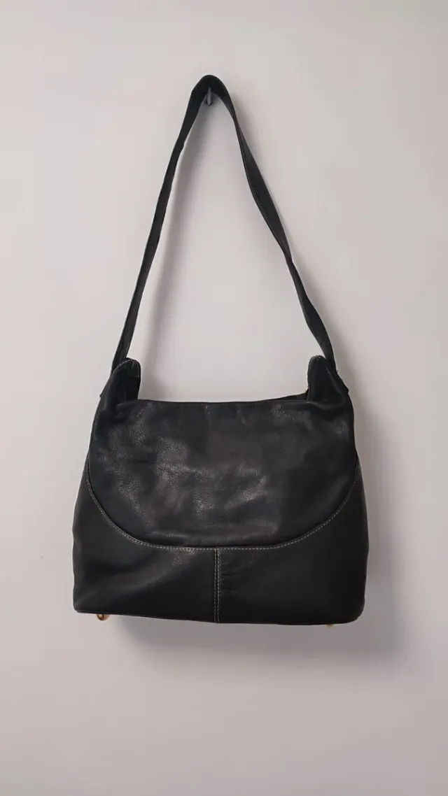 Bolso Loewe Piel Negro Vintage
