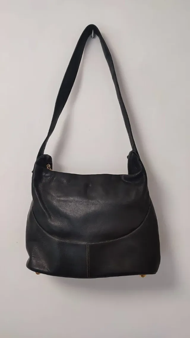 Bolso Loewe Piel Negro Vintage
