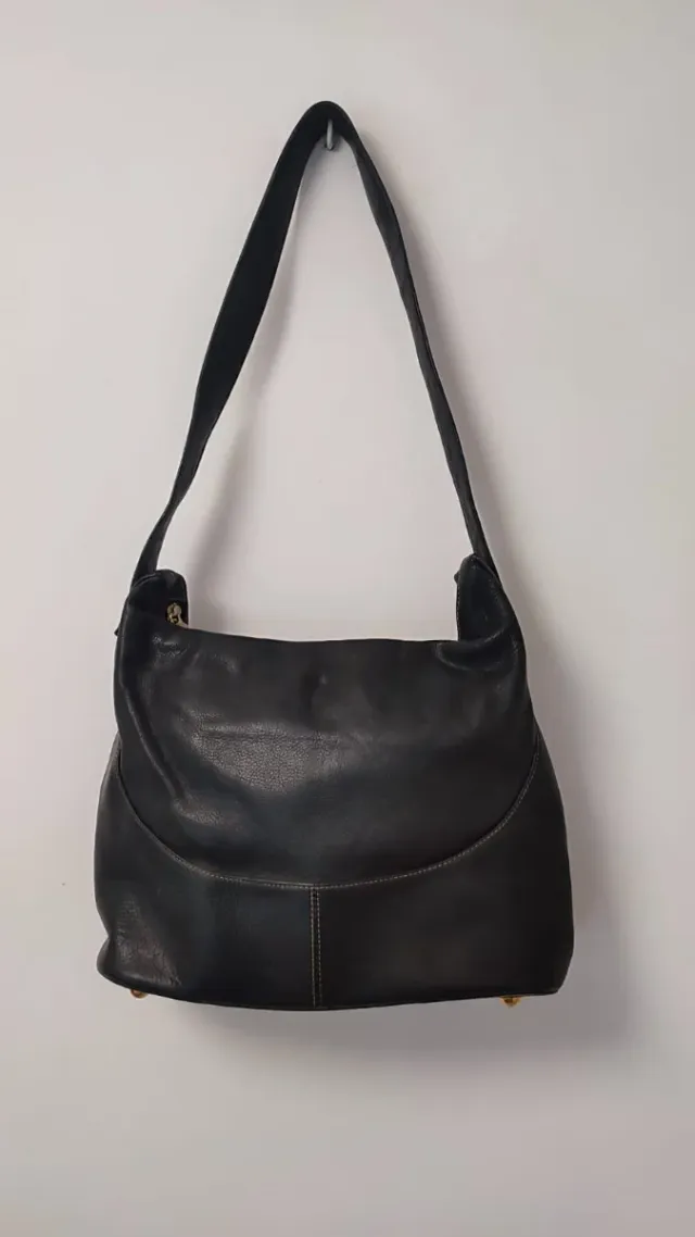 Bolso Loewe Piel Negro Vintage