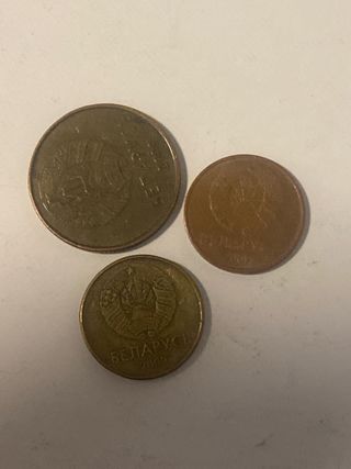 Lote 3 Monedas Bielorrusia