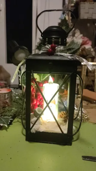 Farolillo Navideño Decorado