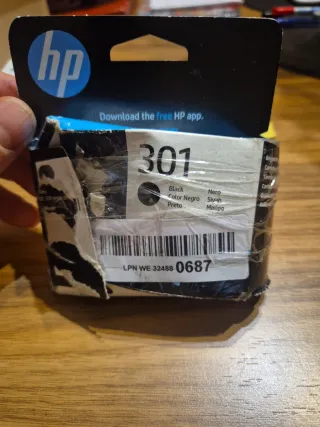 Cartucho Tinta HP 301 Negro
