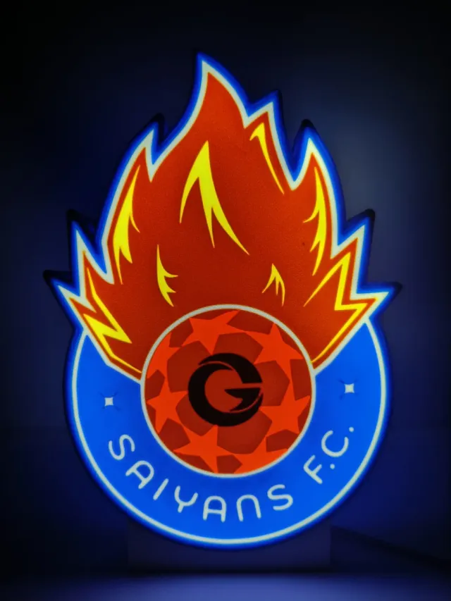 Lámpara LED Saiyans FC Kings League