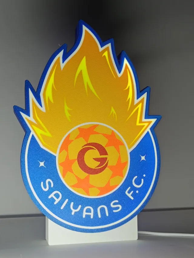 Lámpara LED Saiyans FC Kings League