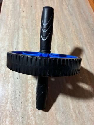Rueda Abdominal Azul y Negra