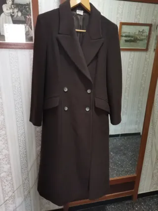 Cappotto Vogue Lana Vergine Tg 44 Marrone