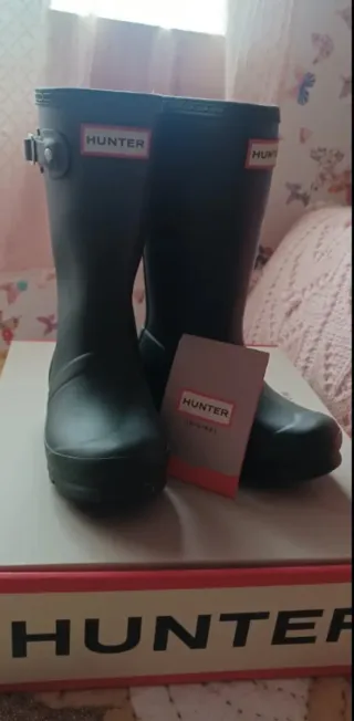 Botas de agua Hunter verdes