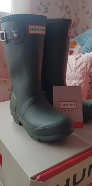 Botas de agua Hunter verdes