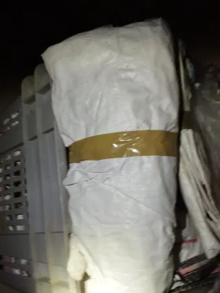 Sacas de escombro o big bag.