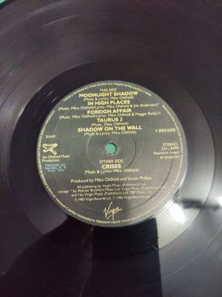 Vinilo Mike Oldfield Crises