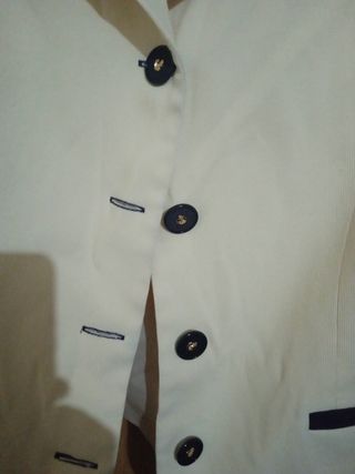 Chaqueta blanca mujer