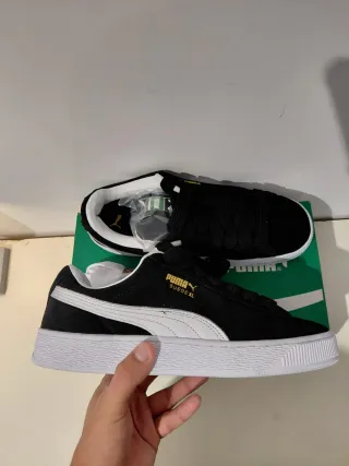 Puma Suede XL Negro y Blanco