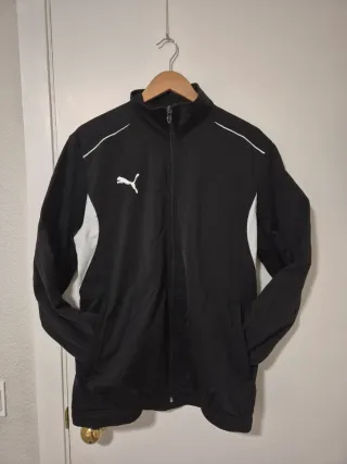 Sudadera Puma Negra Deportiva Cremallera