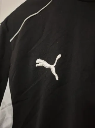Sudadera Puma Negra Deportiva Cremallera