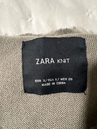 Chaqueta pelo Zara