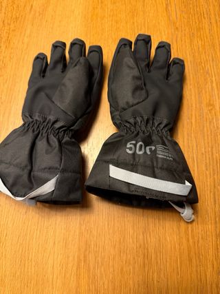 Guantes nieve infantiles Wedze negros