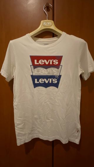 T-shirt Levi's bianca con logo