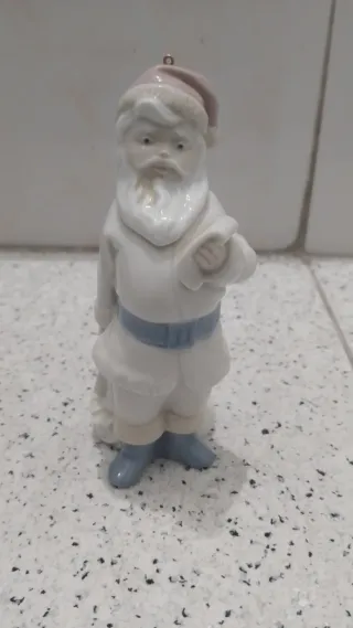 Figura de porcelana de Papá Noel