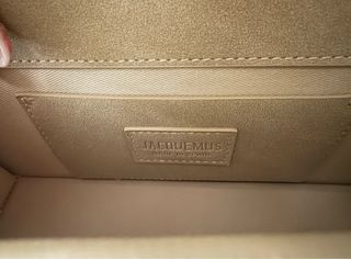 Bolso Jacquemus Beige Piel