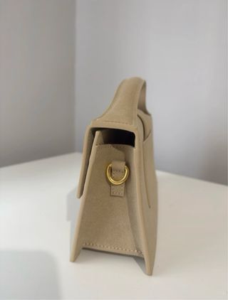 Bolso Jacquemus Beige Piel