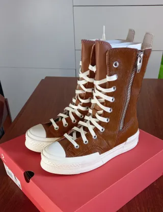 Botas Converse piel y Pelo Marrón 