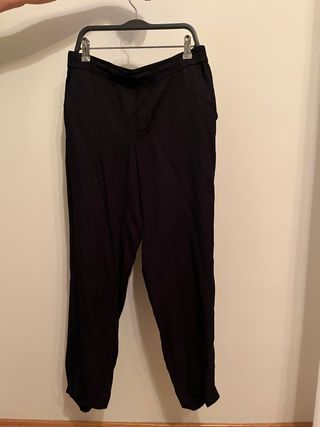 Pantalón traje negro mujer Mango