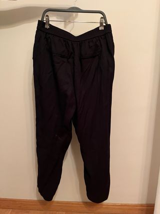 Pantalón traje negro mujer Mango