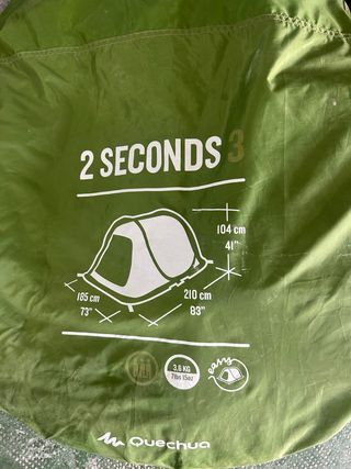 Tienda de campaña Quechua 2 Seconds 3