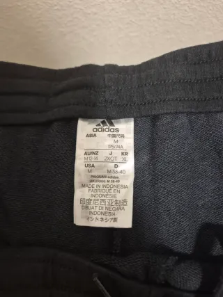Pantalón Adidas Chándal Negro Vintage