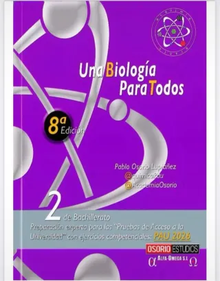 una biologia para todos. 2026