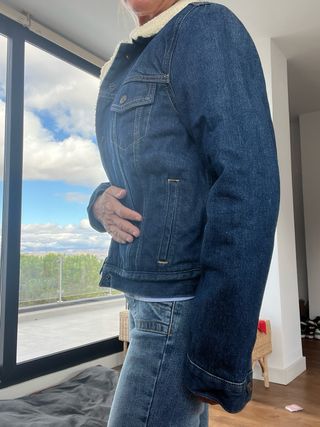 Chaqueta Levi's borrego azul