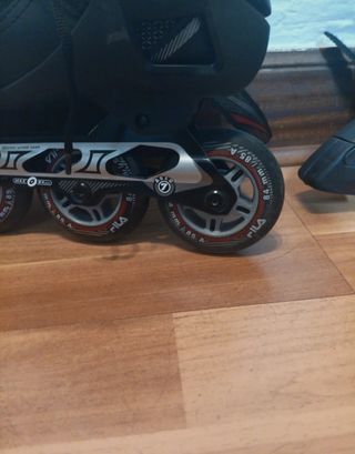 Lote Patines Fila Negro Usado 1 Vez talla 43