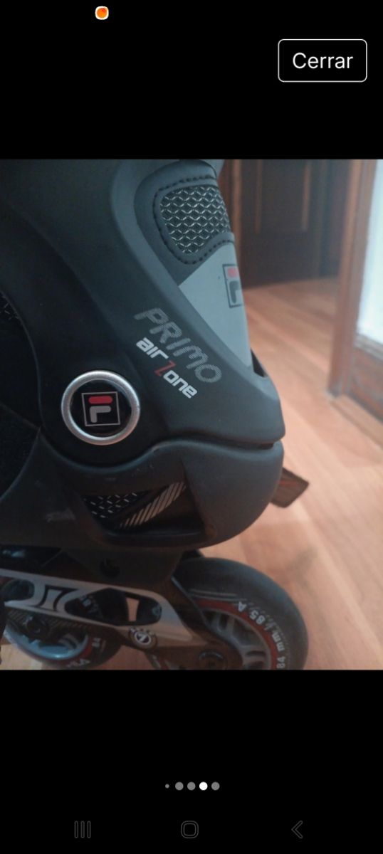 Lote Patines Fila Negro Usado 1 Vez talla 43