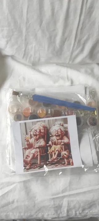 Cuadro para pintar por números facil y relajant