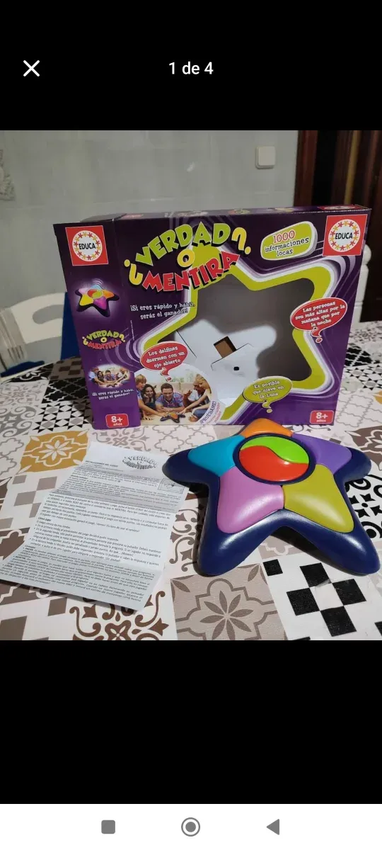 Juego de mesa "Verdad o Mentira"